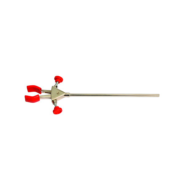 2-PRONG BURETTE CLAMP WITH EXTENSION ROD, PVC COATED GRIPS
